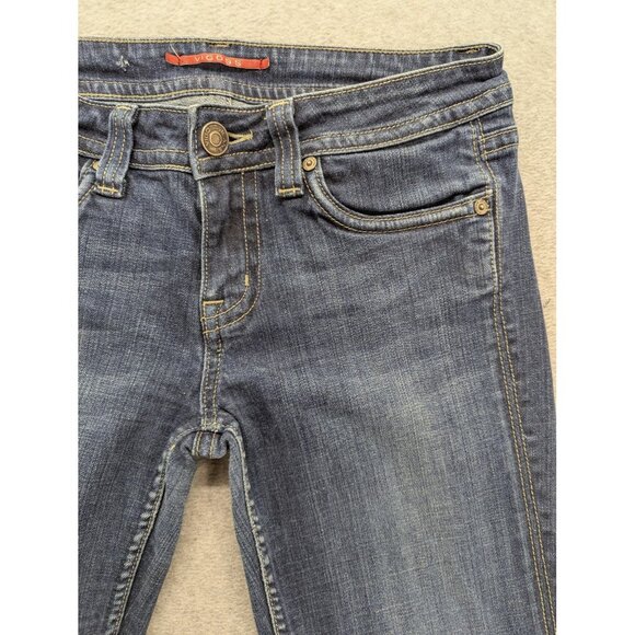 Vigoss Jeans Womens 9 Blue Bootcut Stretch Denim Five Pocket Mid Wash P1536J - Picture 3 of 16